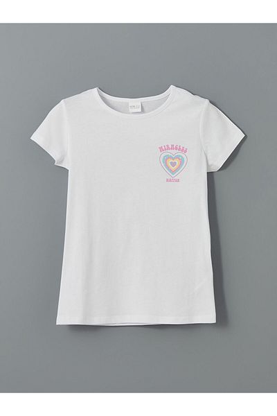 LC Waikiki Set pijamale pentru fete cu gât crew pentru sezon nou - S5L486Z4