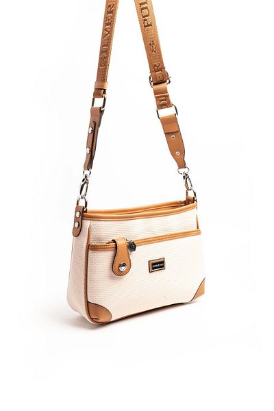 Silver Polo Silver & Polo Beige - Geantă de damă A.Taba SP1160