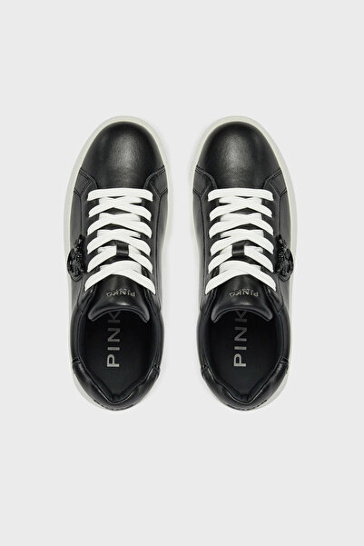 PİNKO Pinko Logolu Hakiki Deri Paltform Taban Sneaker Ayakkabı AYAKKABI SS0071 P001 Z99