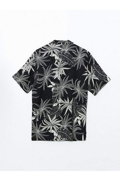 LC Waikiki Regular Fit Short Sleeve Patterned Viscose Men's Shirt