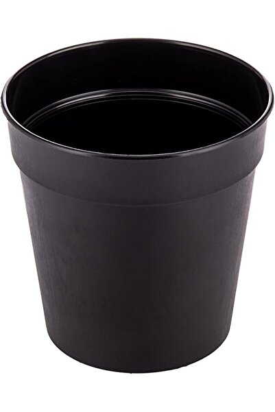 AKDC وعاء زراعة GROVEL S 11 سم × 11 سم × 11 سم أسود