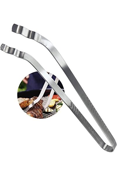 AKDC ملقط الشواء، من الفولاذ المقاوم للصدأ، ملقط طويل للمطبخ والطهي والشواء و...