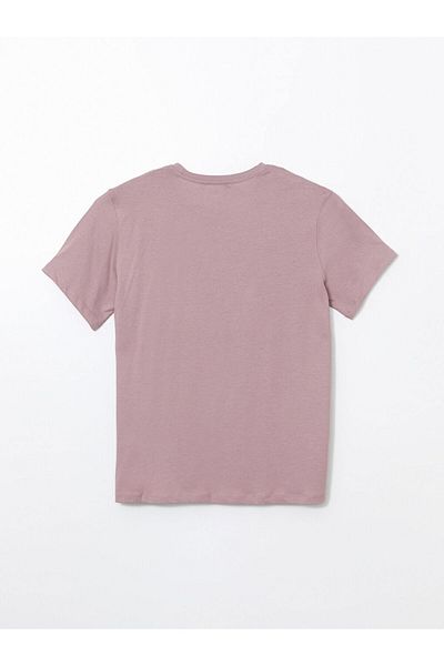 LC Waikiki New Season Crew Neck Κοντό μανίκι εμπριμέ χτενισμένο βαμβακερό ανδρικό Tisort - S5KU23Z8