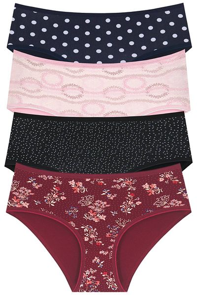 Newlilla 18006-7 Pack of 4 Women's Bato Panties