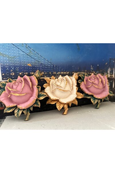 busraconcept Tomurcuk gül 3 lü set 25cm