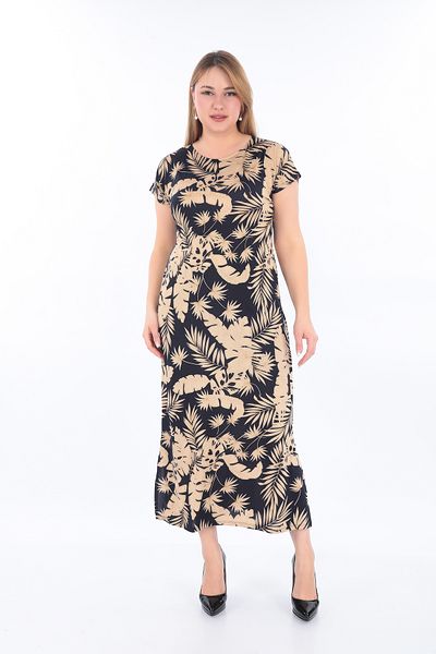 KARAMEŞE Μακρύ φόρεμα Micro Lycra Slit - SHOWCASE 1750