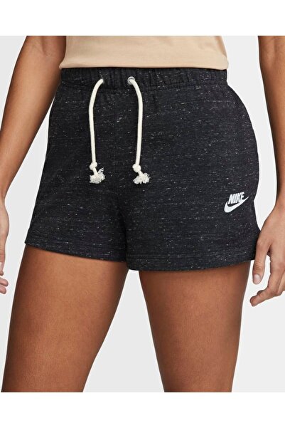 Nike Sportswear Gym Vintage Siyah Renk Kadın Şortu