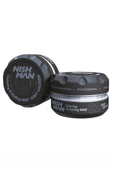 NISHMAN C2 Saç Şekillendirici Beyaz Kapatıcı Wax / % 70 Doğal Beyaz Kapama 100 Ml