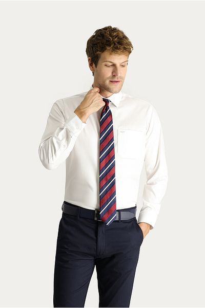Kiğılı Oxford Cotton Long Sleeve Classic Shirt - Non Iron