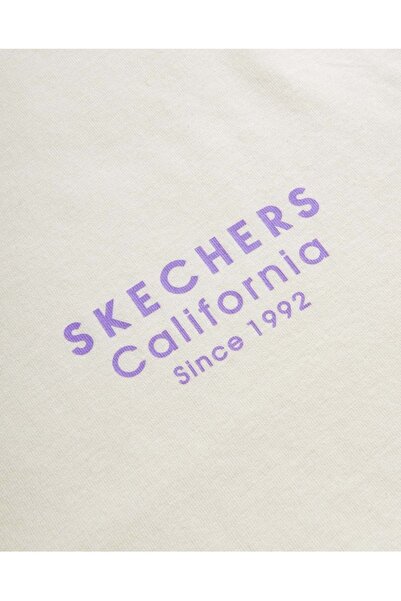 SKECHERS W Loose Fit Graphic T-Shirt S2510134 Γυναικείο T-Shirt ΛΕΥΚΟ
