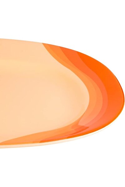 AKDC M/Mine Oval Plate L(29cm) xW(36cm) xH(3cm) Orange