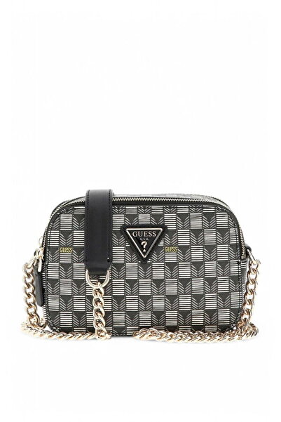 Guess حقيبة كروس نسائية باللون الأسود من جي ويف HWJT9344140