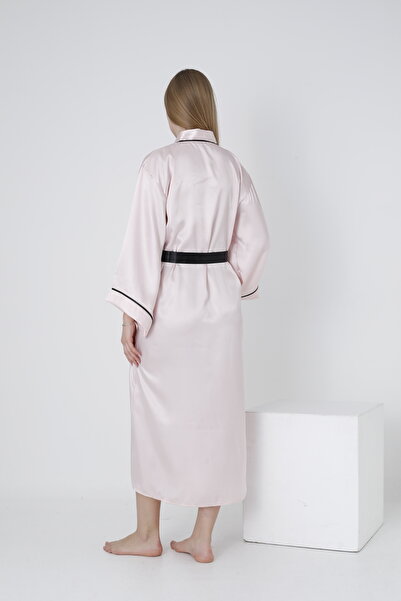 Miss Dünya Lissa Σατέν φόρεμα εγκυμοσύνης και εγκυμοσύνης με μανίκια νυχτερίδας