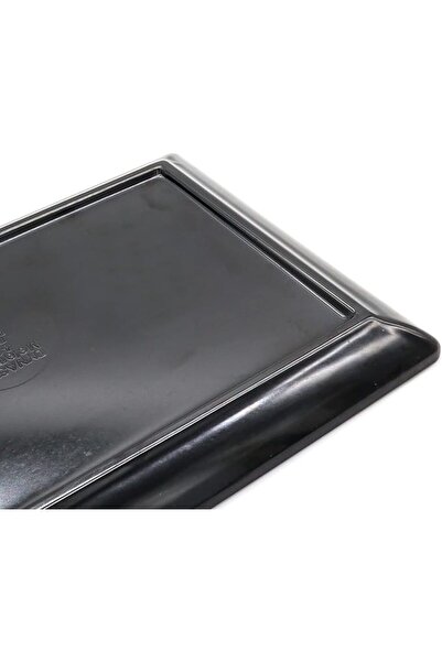 Winds Trading Dynasty Black Melamine Serving Tray (25x17) –BPA-Free, Sleek Finish for Food & Snacks