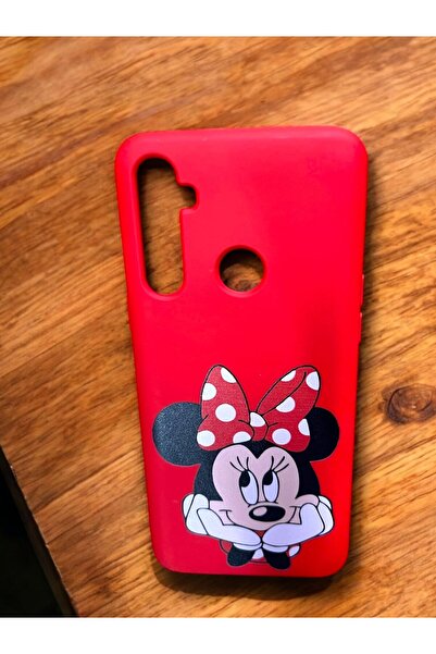 Merwish Oppo Realme 5i ve 6i Uyumlu Minnie Desenli Kamera Korumalı Hux Tpu Tr...