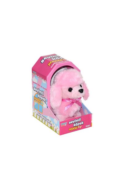 Sunman 47171 Sun-Rst-Pff-Plush Cute Dog Poodle Movable Sound Pmb