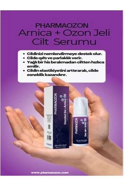 PHARMAOZON 50 ml Ozone Gel Arnica Oil - Skin Care Serum