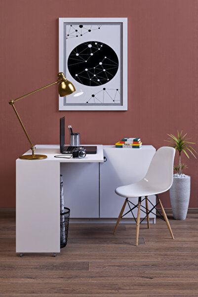 moka park avm Flor Çalışma Masası Yemek Masası Çok Amaçlı Mutfak Masası Ardiye