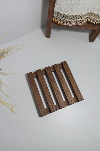 Moola Wooden Trivet, Wooden Base, Teapot Base, Wooden Square Trivet