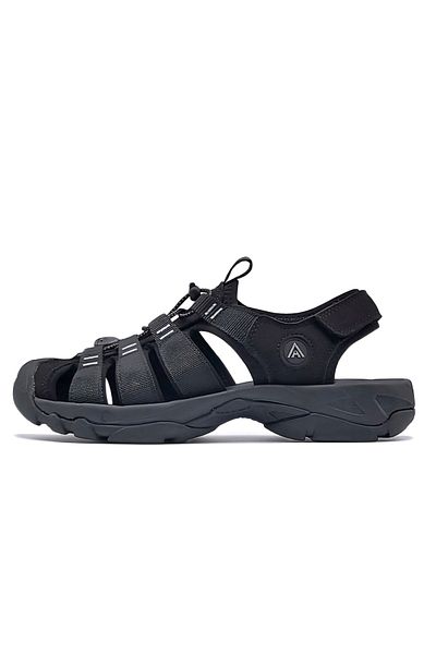 HUMTTO Γυναικεία Unisex Trekking Αθλητικά Σανδάλια με κλειστά δάχτυλα μαύρα εξωτερικού χώρου