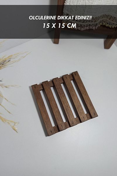 Moola Wooden Trivet, Wooden Base, Teapot Base, Wooden Square Trivet
