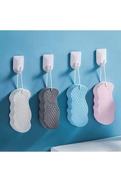 Home Magic Bath Body Shower Sponge - Leather Remover Massage Exfoliating Brush