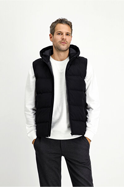 Kiğılı Kapüşonlu Spor Şişme Yelek