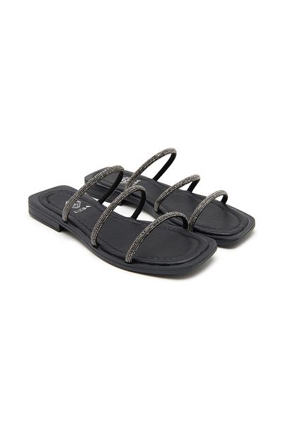 Desa Women's Black Stone Slippers