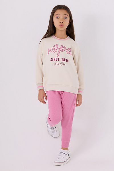 U.S. Polo Assn. Girl's Pink Pajama Set 50299820 -Vr011