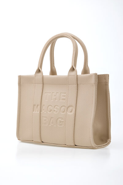 MUJGAN Dámská kabelka Macsoo Mink Tote přes rameno – délka 28 cm, do ruky a do kříže, střední