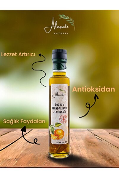 Alaçatı Natürel Bodrum Mandalinalı Zeytinyağı - 250ml