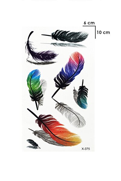 BiWini Renkli Tüy Geçici Dövme Bilek Boyun Kol Bacak Ve Göğüs Erkek Kadın