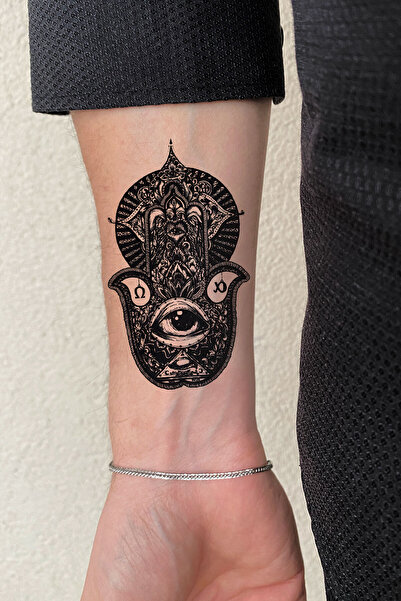 BiWini Illuminati Göz Motifli Geçici Dövme Bilek Boyun Kol Bacak Ve Göğüs Erkek Kadın
