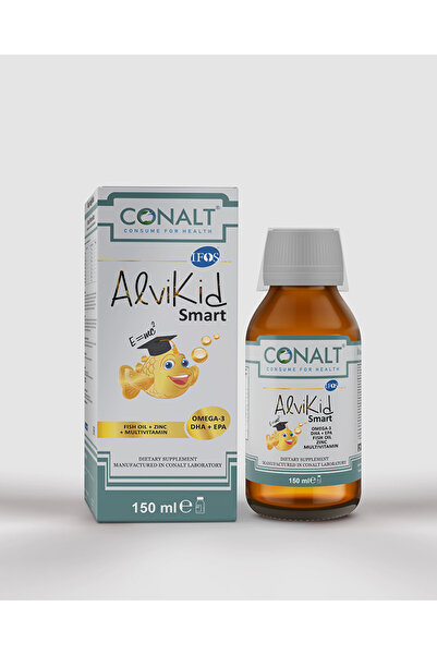 CONALT Alvikid Smart – Yüksek DHA İçeren Çocuklara Özel Premium Balık Yağı (1...