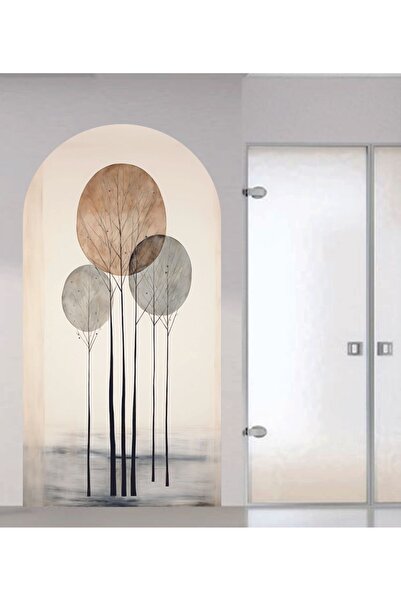 RENKLİ HOBBY Dekorarif Oval - Duvar Dekorasyon Sticker Çeşitleri - Duvar Süsü...