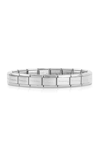 Moda Tuğram Steel Adjustable Charm Nomination Unisex Bracelet
