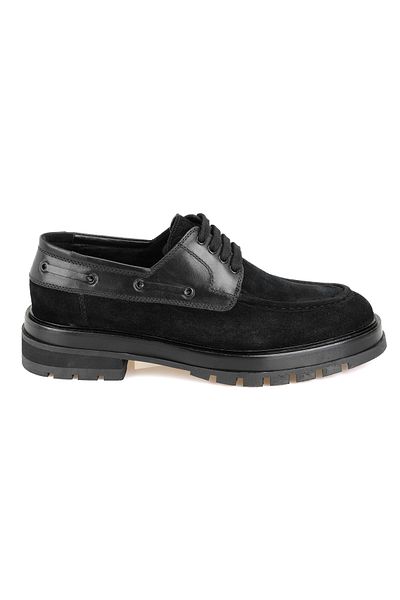 Desa Pantofi casual din piele de piele intoarsa pentru barbati Emiras Black