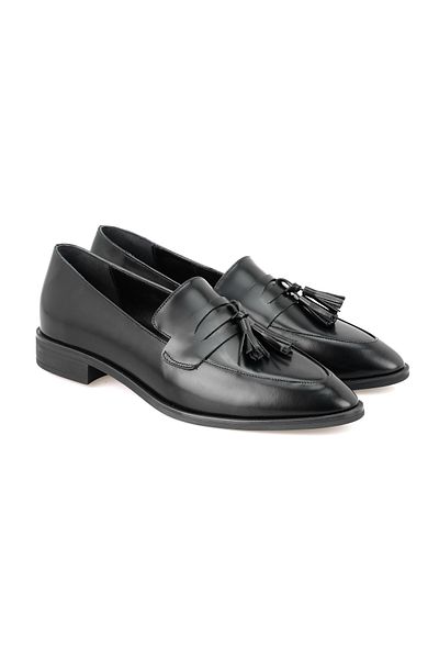 Desa Lulu Black Pantofi ocazional din piele de damă