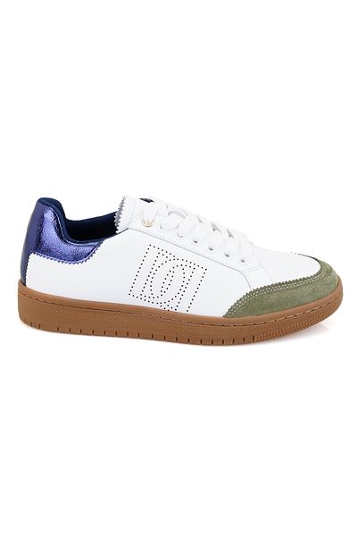 Desa Pantofi sport din piele pentru femei Manno Green