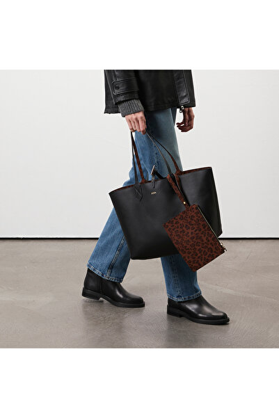 Desa Vesla Metal Aksesuarlı Siyah Kadın Deri Bot