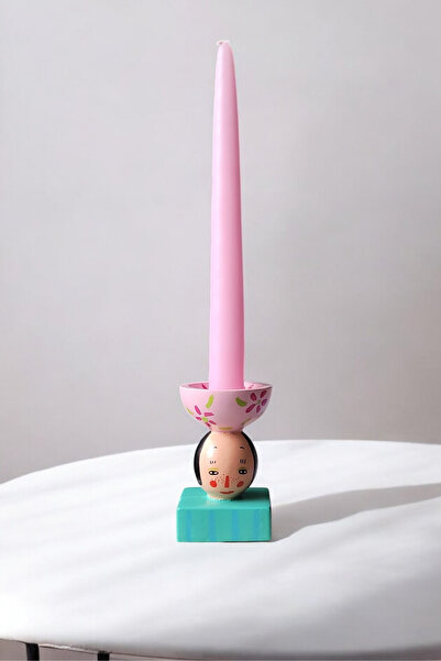 ARİENEL Dekoratif Mumluk & Şamdan | Mathilda | El Yapımı | Çok Renkli | Uniqu...