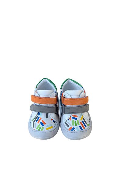 NİNO BEBE Zymela First Step Boy Genuine Leather, Orthopedic Sole, Flexible Shoe
