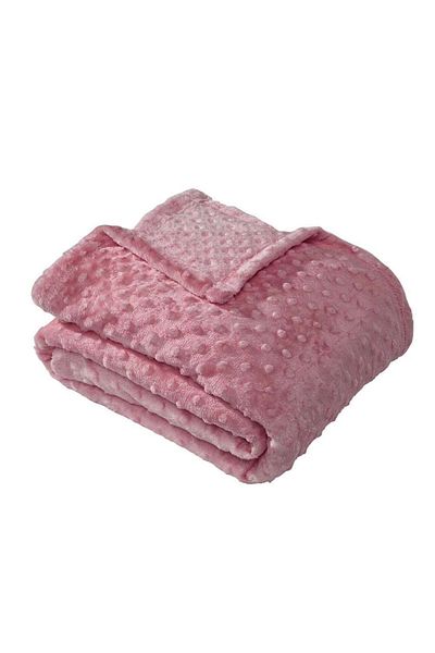 NİVEMESHOME Pearly Pink Double Bud Soft Blanket Merino