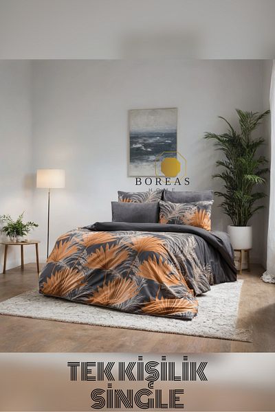 Boreas Home Σετ Παπλωματοθήκη Bella Premium Μονό Ελαστικό