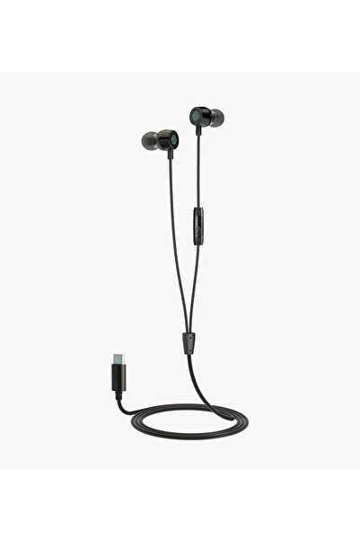 porodo سماعات أذن سلكية من Soundtec مع خاصية التحكم باللمس 100 مم - أسود