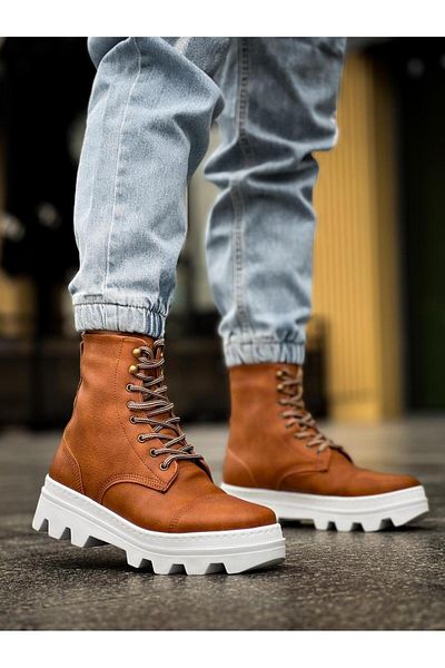 BilfolD High-Top Shoes - Tan
