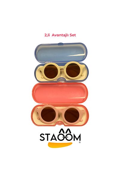 STAOOM Kids Sunglasses Set for Baby, Girls and Boys