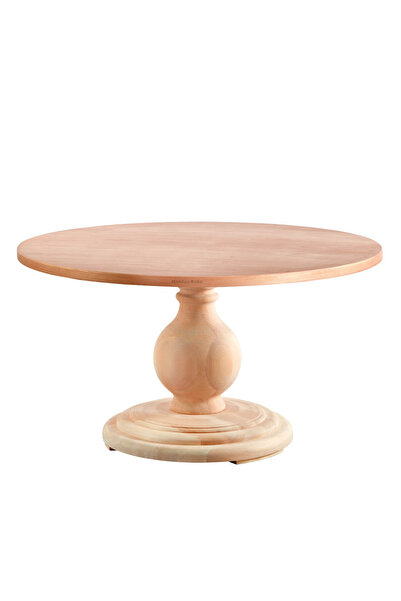 Mobilya Baba Menemen 140 Lık Masa Cilasız Ham Ahşap