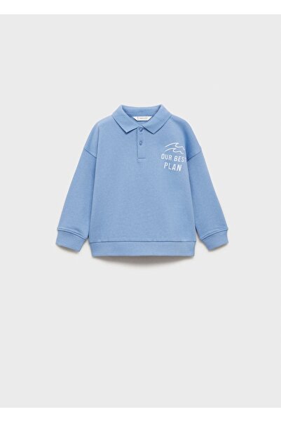 MANGO Baby Polo mikina s detaily zpracování