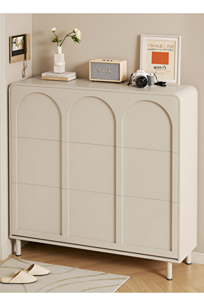 sharpdo Shoe Storage Cabinet, Ins Style Shoe Organizer for Entryway & Hallway